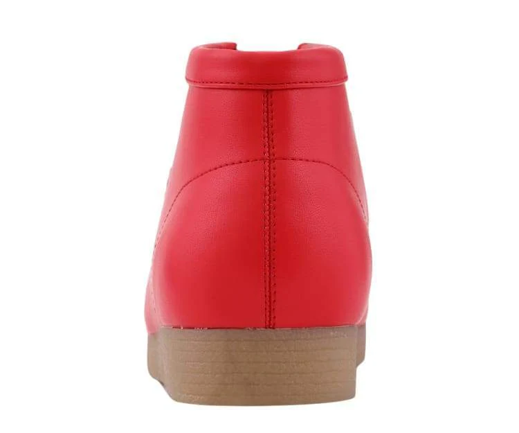 Amali Jason 2 Men's Bright Red Suede Limited Edition Ankle Boots - Image 5
