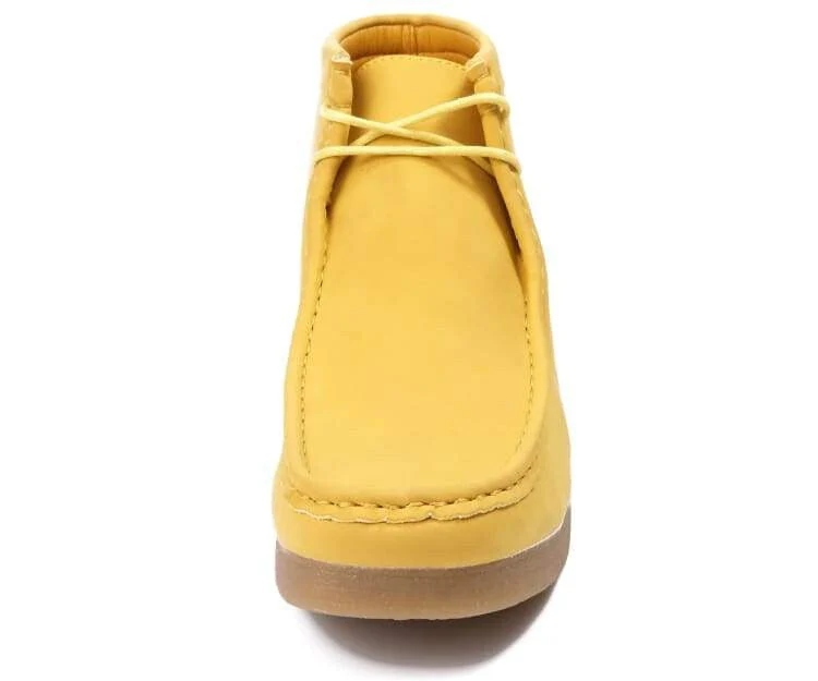 Amali Jason 2 Men's Mustard Yellow Suede Limited Edition Ankle Boots - Image 4