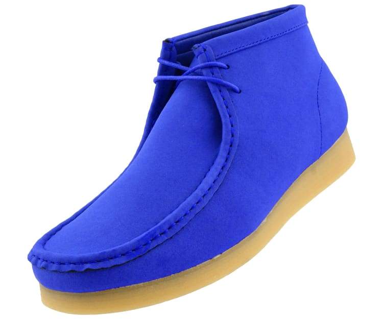 Amali Jason 2 Men's Royal Blue Suede Limited Edition Ankle Boots - Image 2