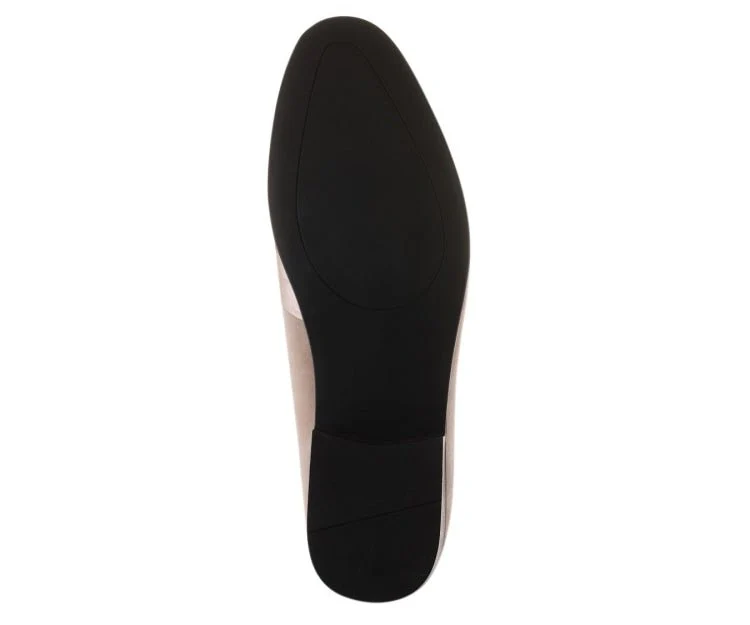 Amali Knight Men's Regal Tan Velvet Loafers - Image 6