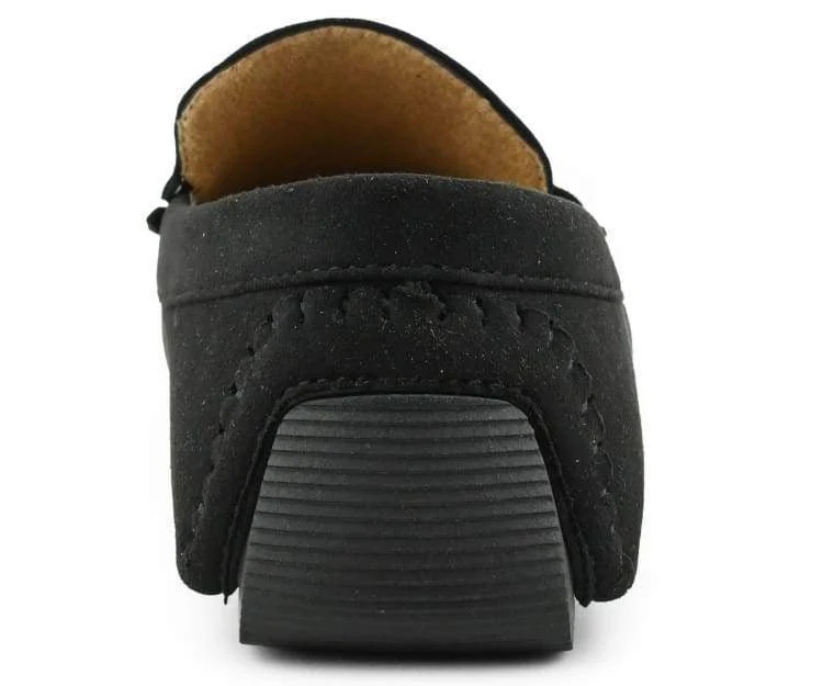 Amali Luxe Walken 2 Men’s Black Suede Driving Loafers - Image 5