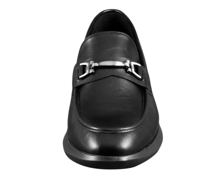 Amali Milo Luxe Black Casual Loafers Men’s Leather - Image 4