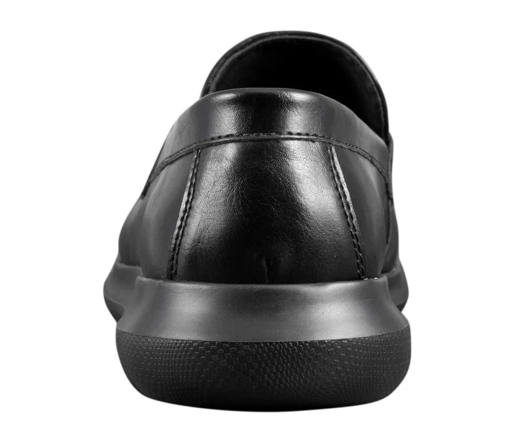 Amali Milo Luxe Black Casual Loafers Men’s Leather - Image 5