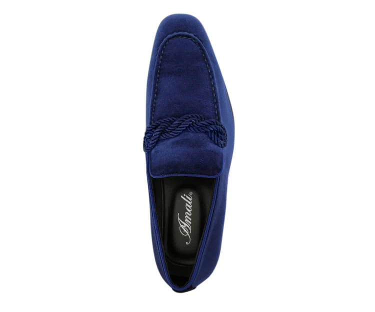 Amali Ornate Velvet Smoking Slippers For Men Black Velvet - Image 15