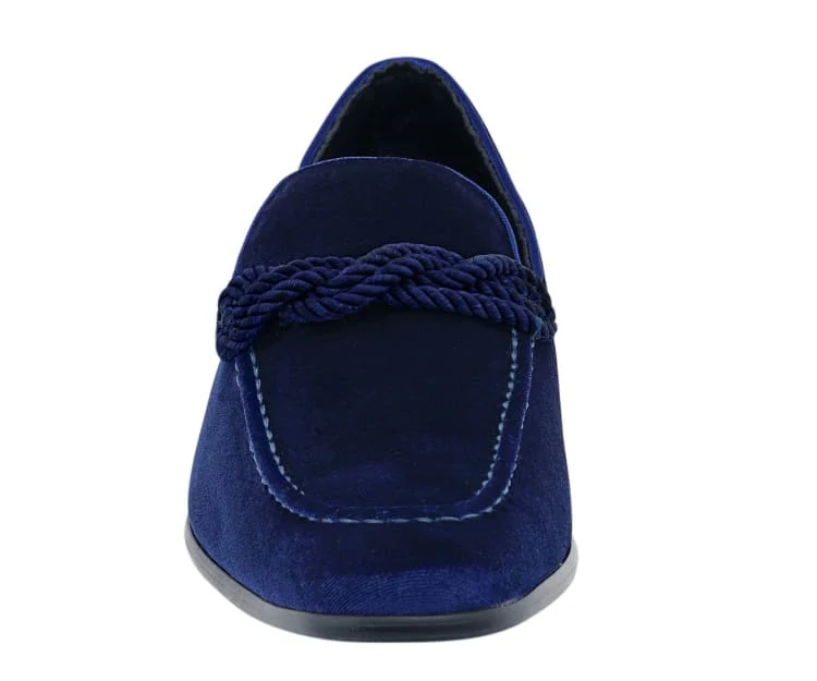 Amali Ornate Velvet Smoking Slippers For Men Black Velvet - Image 16