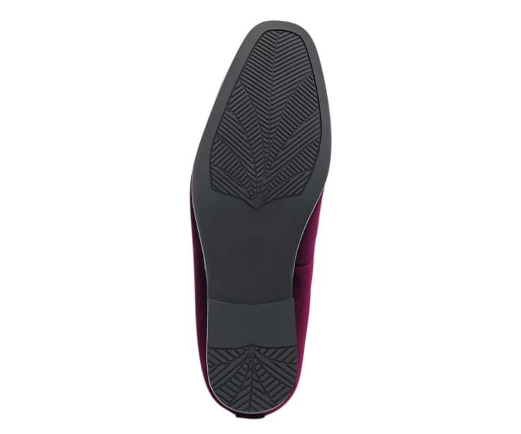 Amali Ornate Velvet Smoking Slippers For Men Black Velvet - Image 24