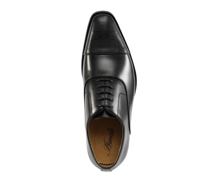 Amali Shoes Conrad Black Oxfords Men’s Leather - Image 3