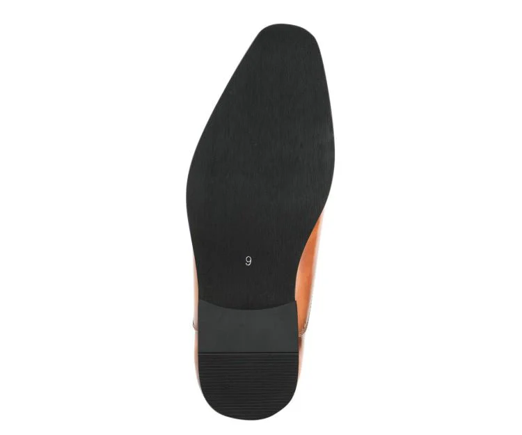 Amali Shoes Conrad Tan Men’s Leather Oxfords - Image 7
