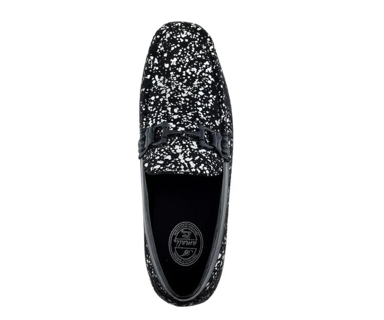 Amali Shoes Monty Luxe Moccasins Men’s Black - Image 3