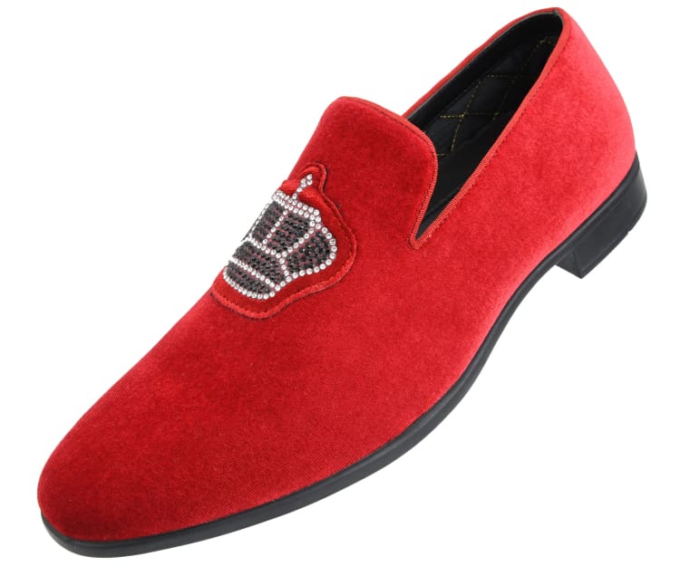 Amali The Crown Royal Velvet Loafers Men’s Slip On - Image 2