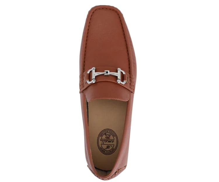 Amali Trentino Brown Slip On Loafers Men’s Casual Moccasins - Image 4