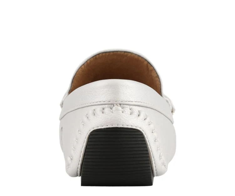 Amali Trentino Luxe Silver Loafers Men’s Casual Moccasins - Image 5