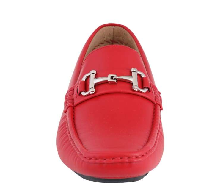 Amali Trentino Luxury Slip On Loafers Men’s Red - Image 4
