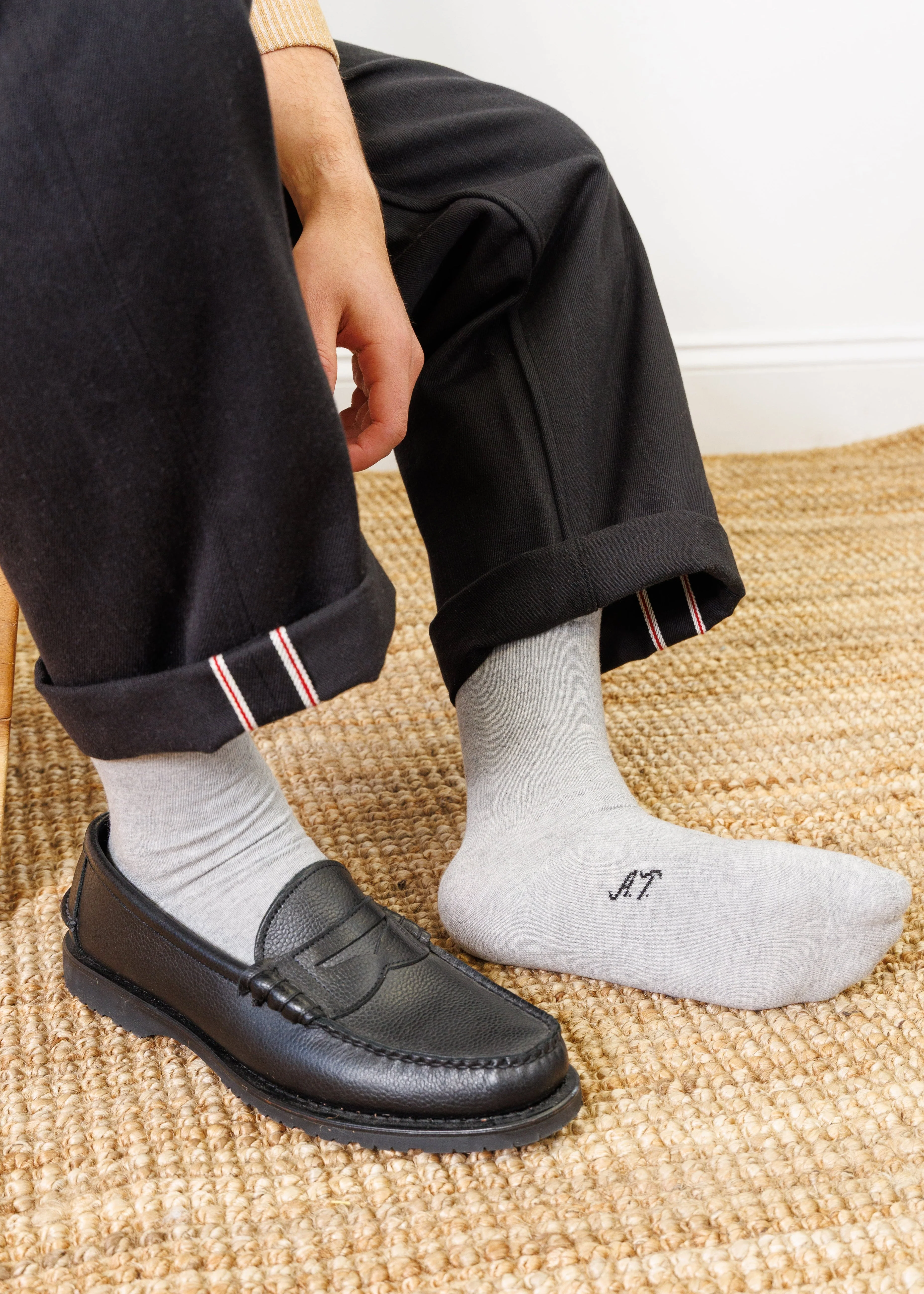 American Trench Foundation Crew Socks – USA Made Cotton Everyday Crew Socks - Image 3