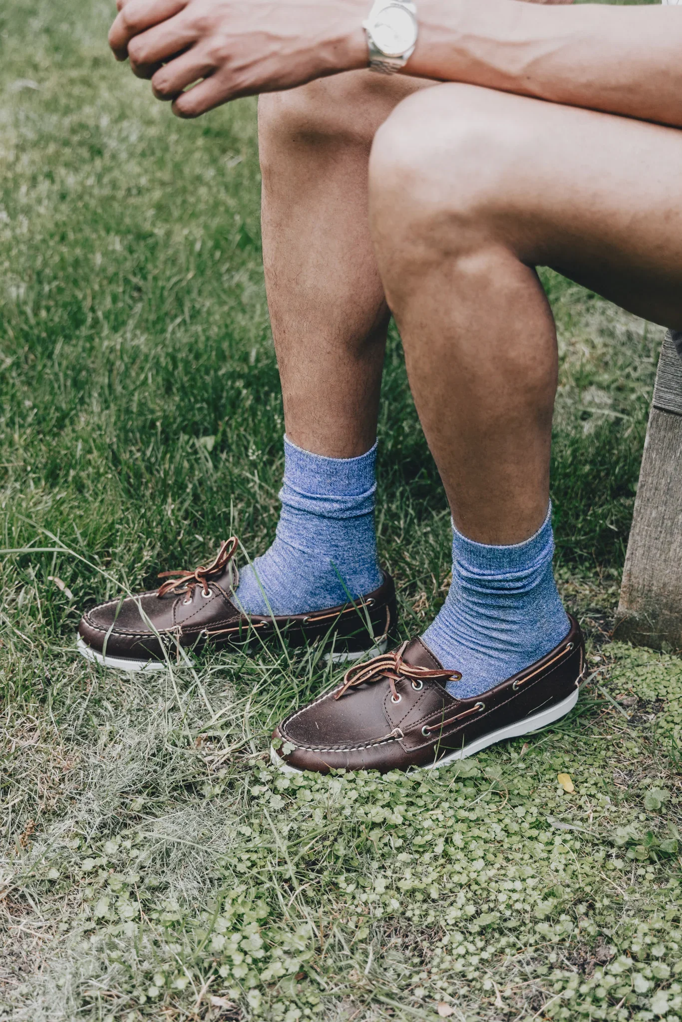 American Trench Linen Dress Sock Socks - Image 3