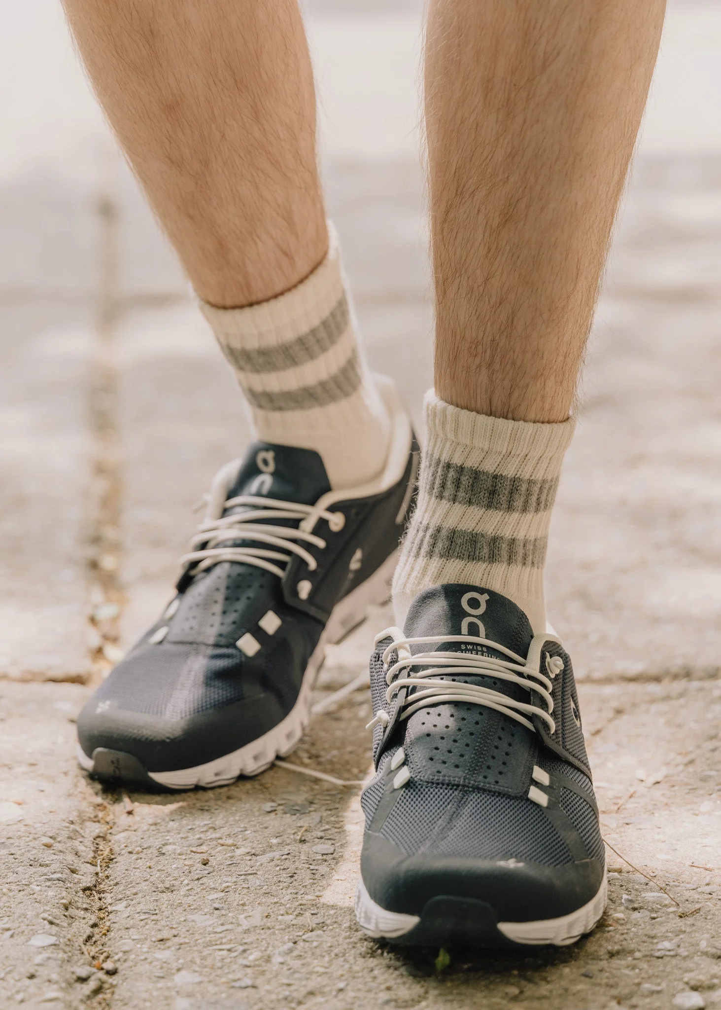 American Trench The Mono Stripe Quarter Crew Socks - Image 4