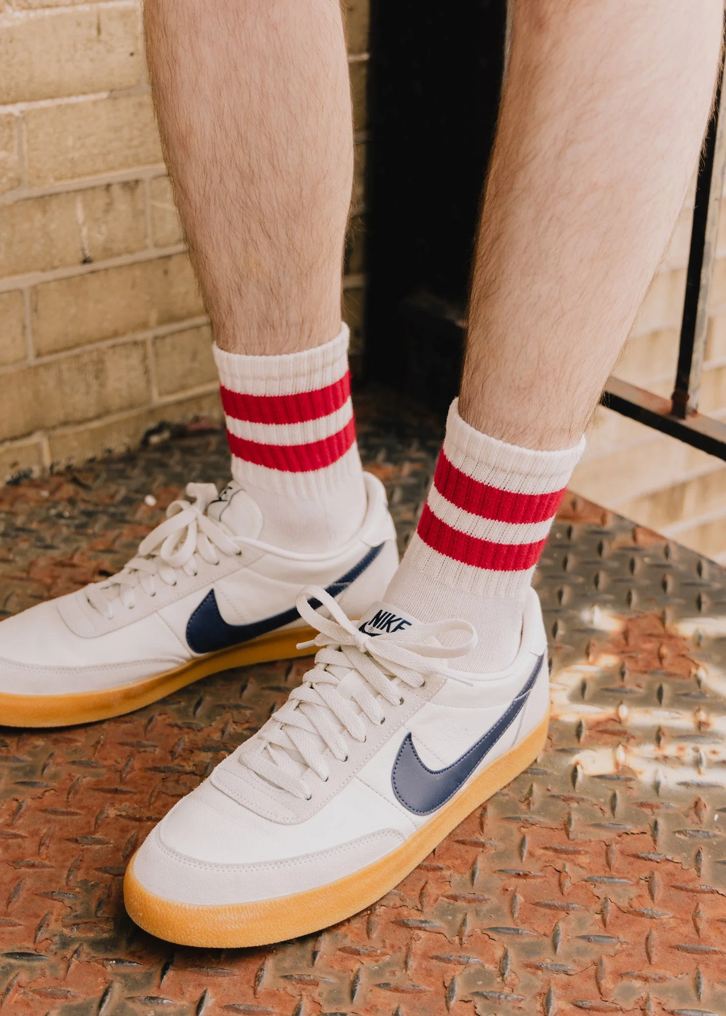 American Trench The Mono Stripe Quarter Crew Socks - Image 5