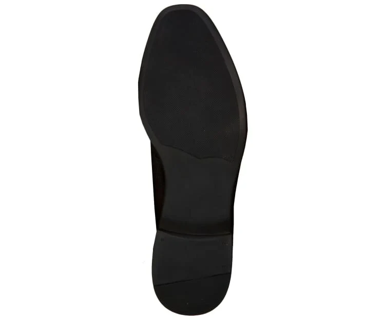 Bolano Jay Black Men's Velvet Smoking Slippers - Image 4