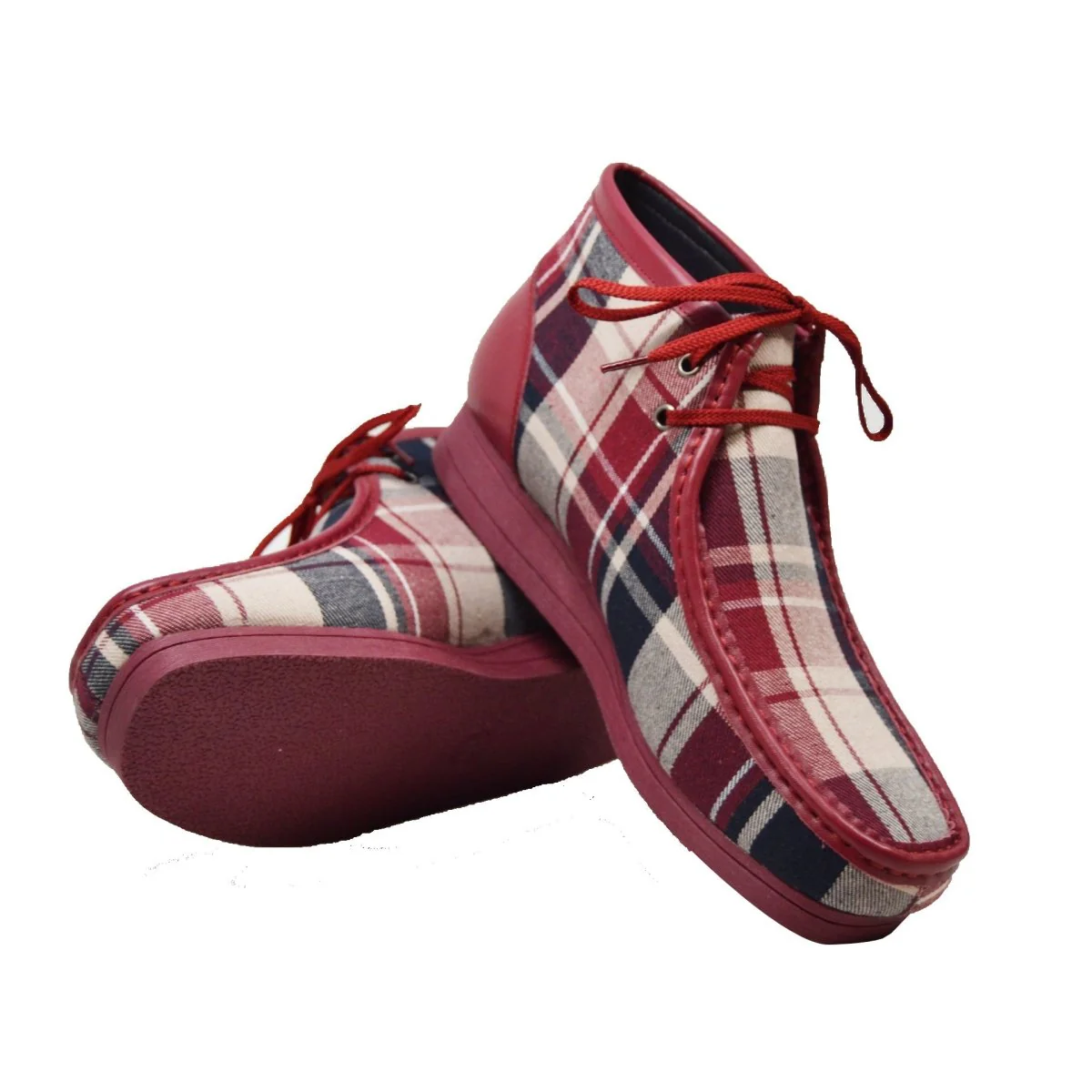 British Walkers New Castle – Multicolor Plaid Men’s Limited Edition Chukka Boot | Artistic Color-Block Design with Premium Luxe Detail - Image 20