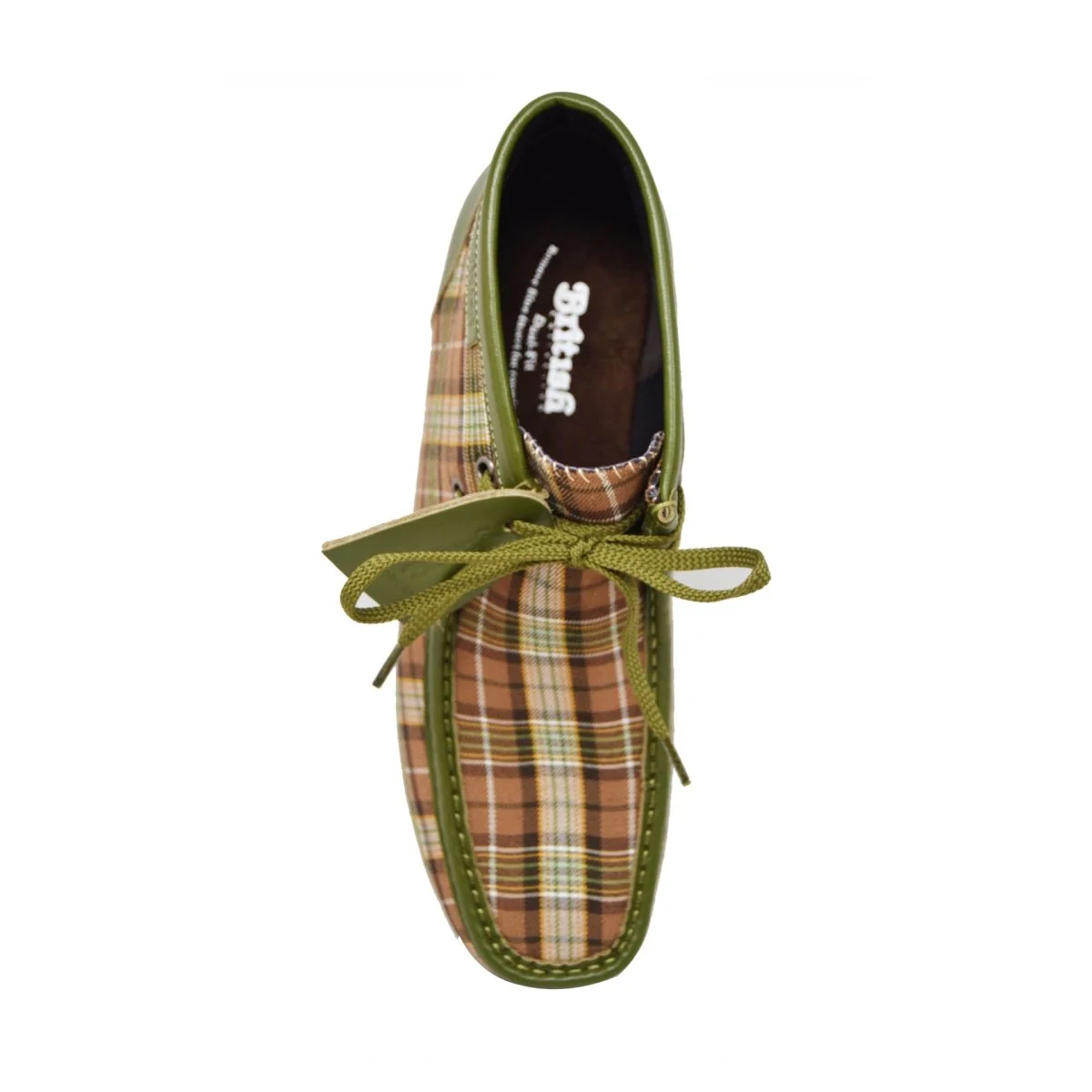 British Walkers New Castle – Multicolor Plaid Men’s Limited Edition Chukka Boot | Artistic Color-Block Design with Premium Luxe Detail - Image 7