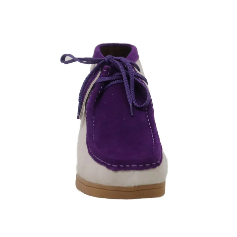 British Walkers New Castle – Two-Tone Combo Suede Men’s Chukka Boot | Retro-Inspired Craft with Modern Artisan Detail - Image 5