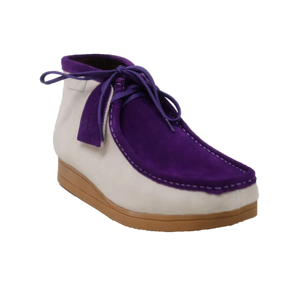 British Walkers New Castle – Two-Tone Combo Suede Men’s Chukka Boot | Retro-Inspired Craft with Modern Artisan Detail - Image 8