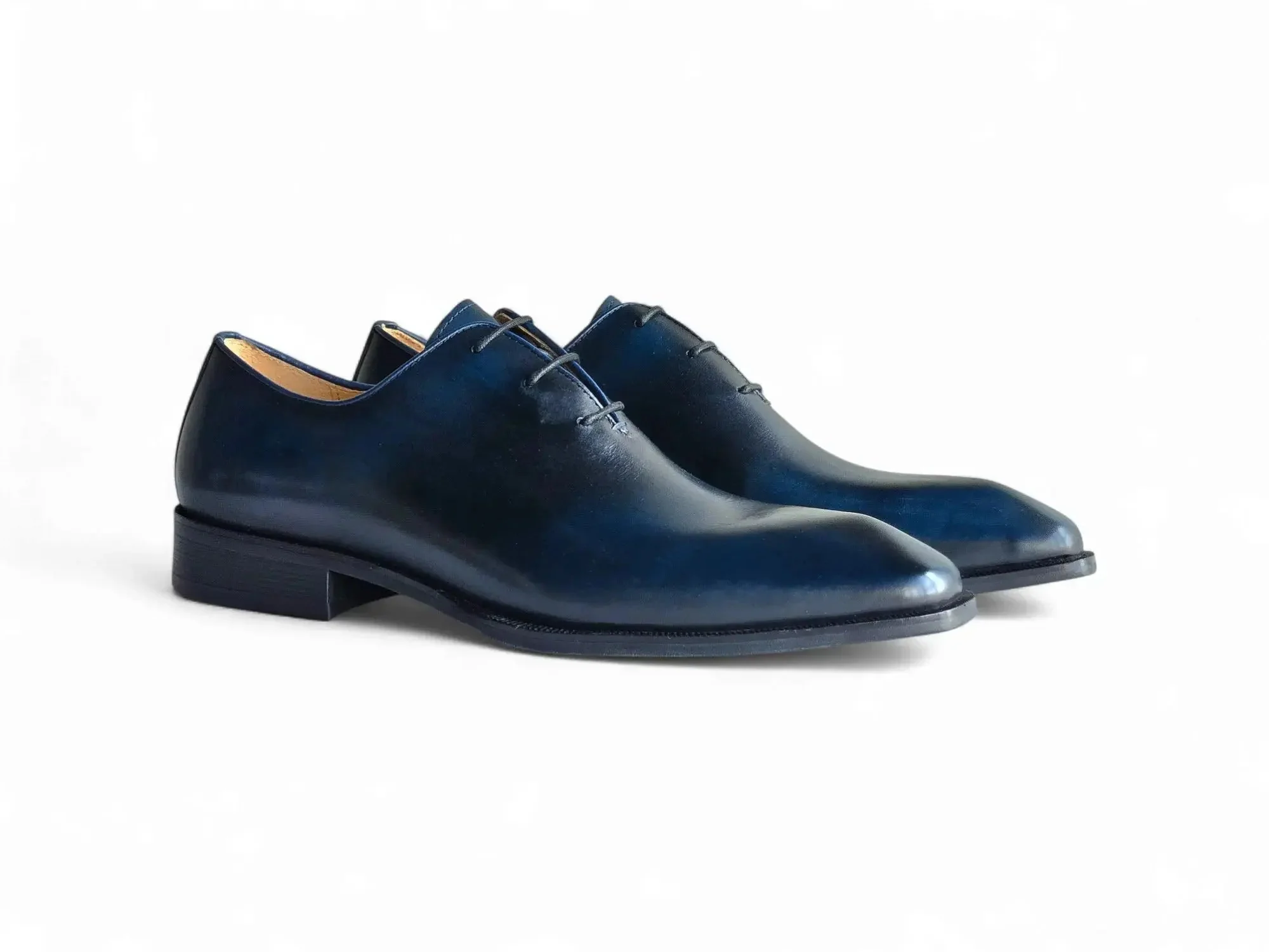Carrucci Shoes British Walkers Wholecut Oxford Full Grain Leather KS303-03 - Image 4