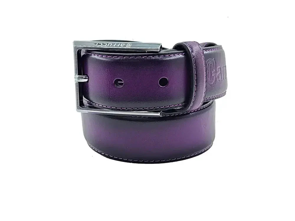 Carrucci Shoes Burnished Calfskin Belt Calfskin Leather KC1 - Image 16
