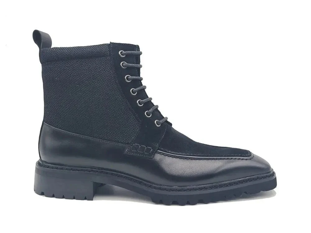 Carrucci Shoes Burnished Calfskin Slip On Boot Lug Sole Calfskin KB516-17 - Image 2