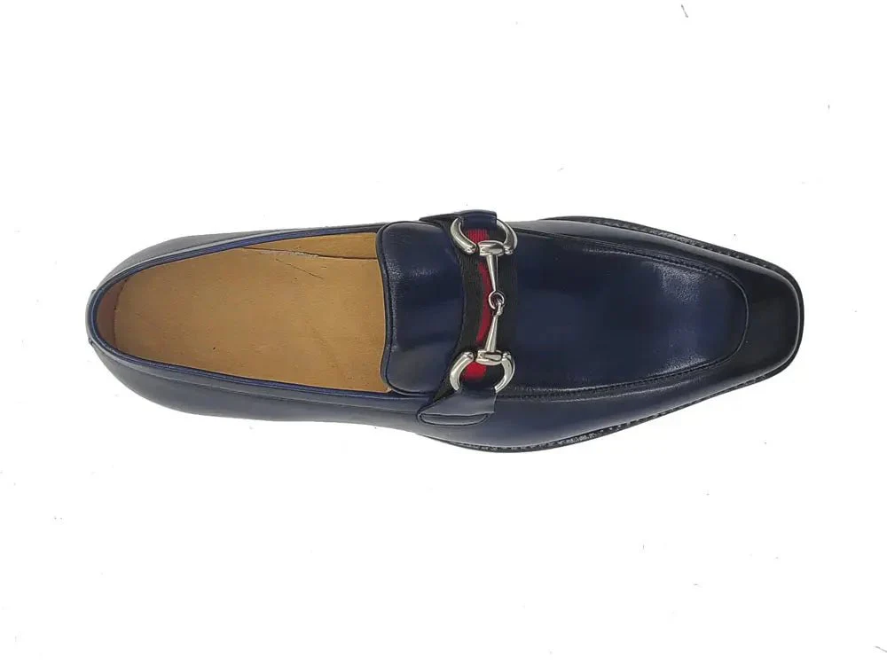 Carrucci Shoes Burnished Calfskin Slip On Loafer Calfskin KS509-28R - Image 16