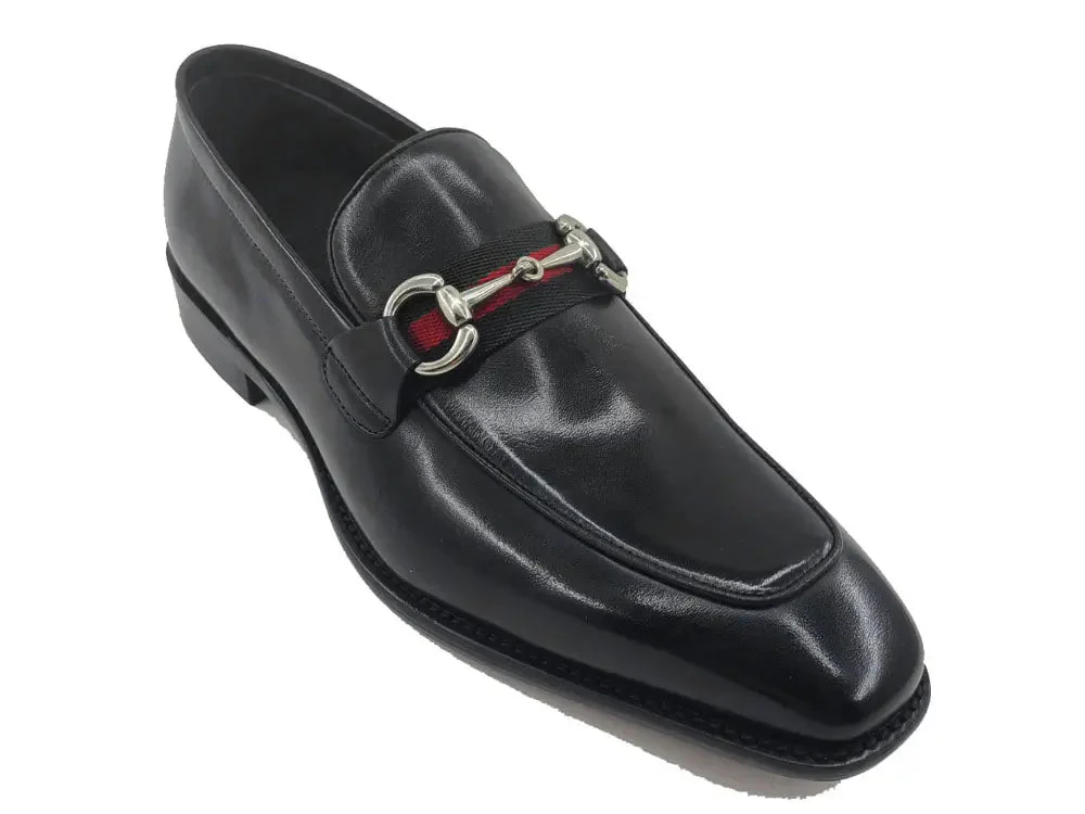 Carrucci Shoes Burnished Calfskin Slip On Loafer Calfskin KS509-28R - Image 8