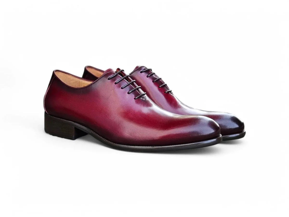 Carrucci Shoes Calfskin Whole Cut Lace Up Oxford Leather KS505-12 - Image 18