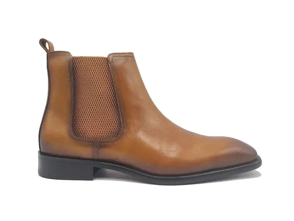 Carrucci Shoes Chelsea Boot Cushioned Footbed Calfskin Leather KB509-30 - Image 10
