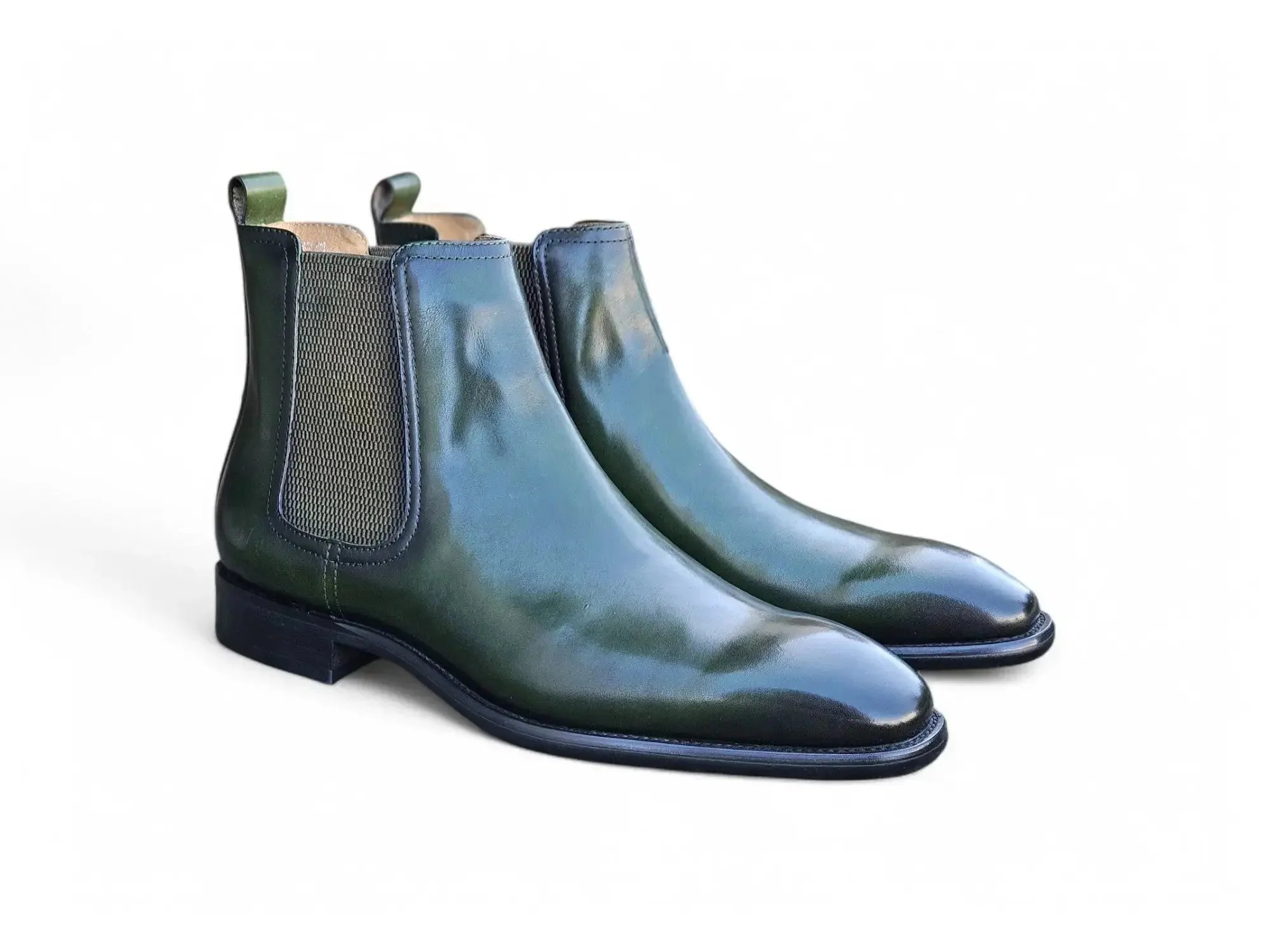 Carrucci Shoes Chelsea Boot Cushioned Footbed Calfskin Leather KB509-30 - Image 12