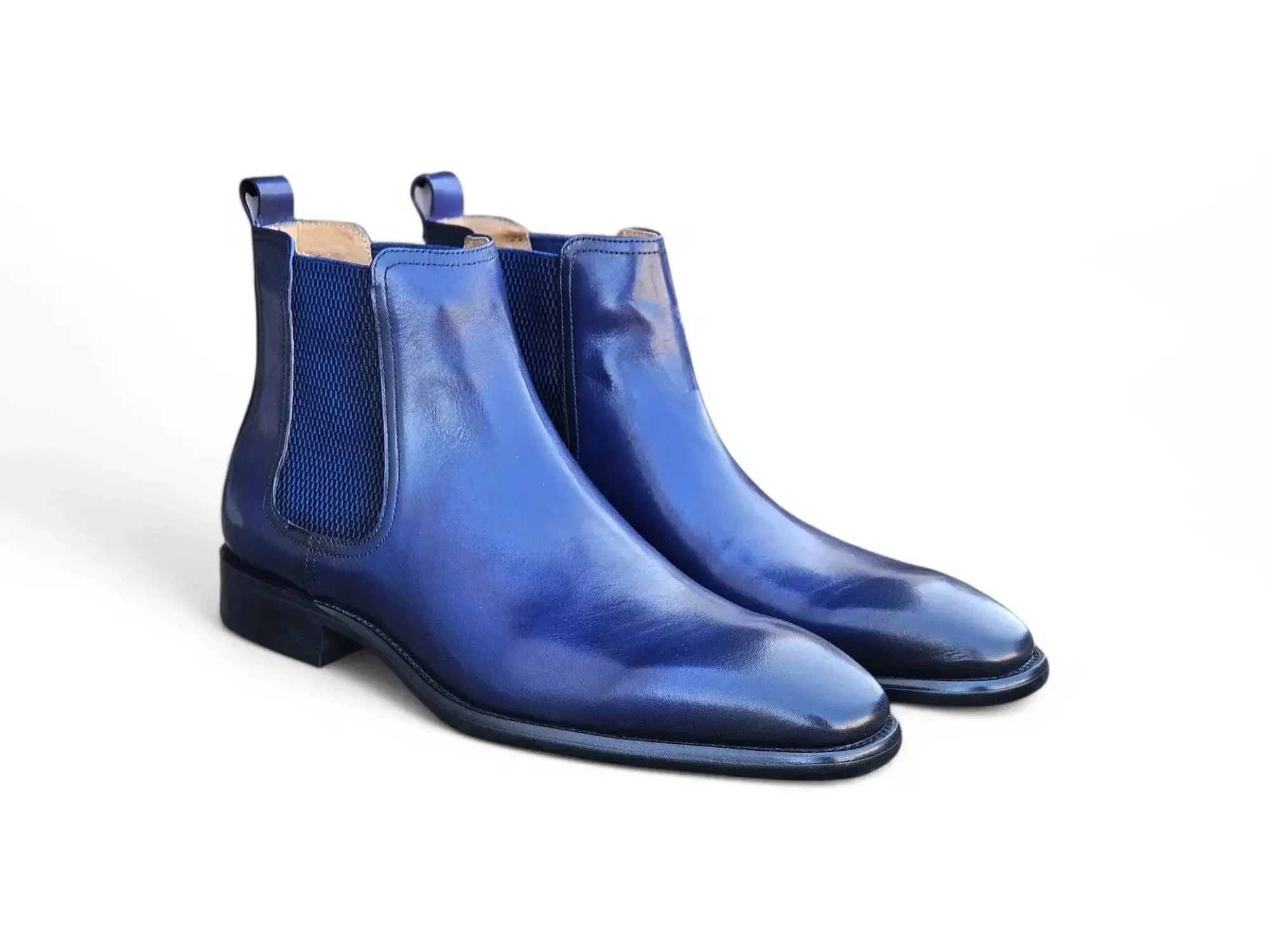 Carrucci Shoes Chelsea Boot Cushioned Footbed Calfskin Leather KB509-30 - Image 14