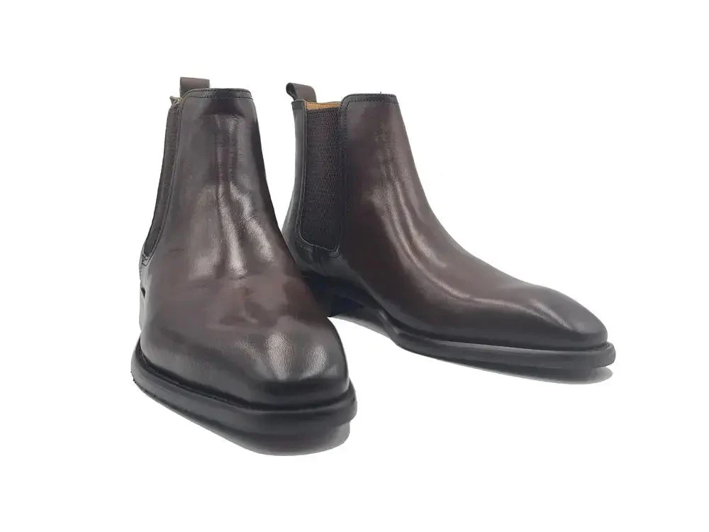 Carrucci Shoes Chelsea Boot Cushioned Footbed Calfskin Leather KB509-30 - Image 17