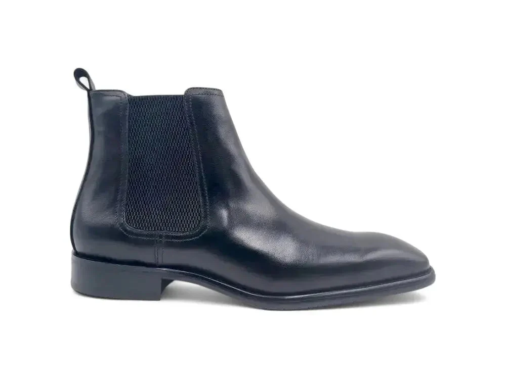 Carrucci Shoes Chelsea Boot Cushioned Footbed Calfskin Leather KB509-30 - Image 19