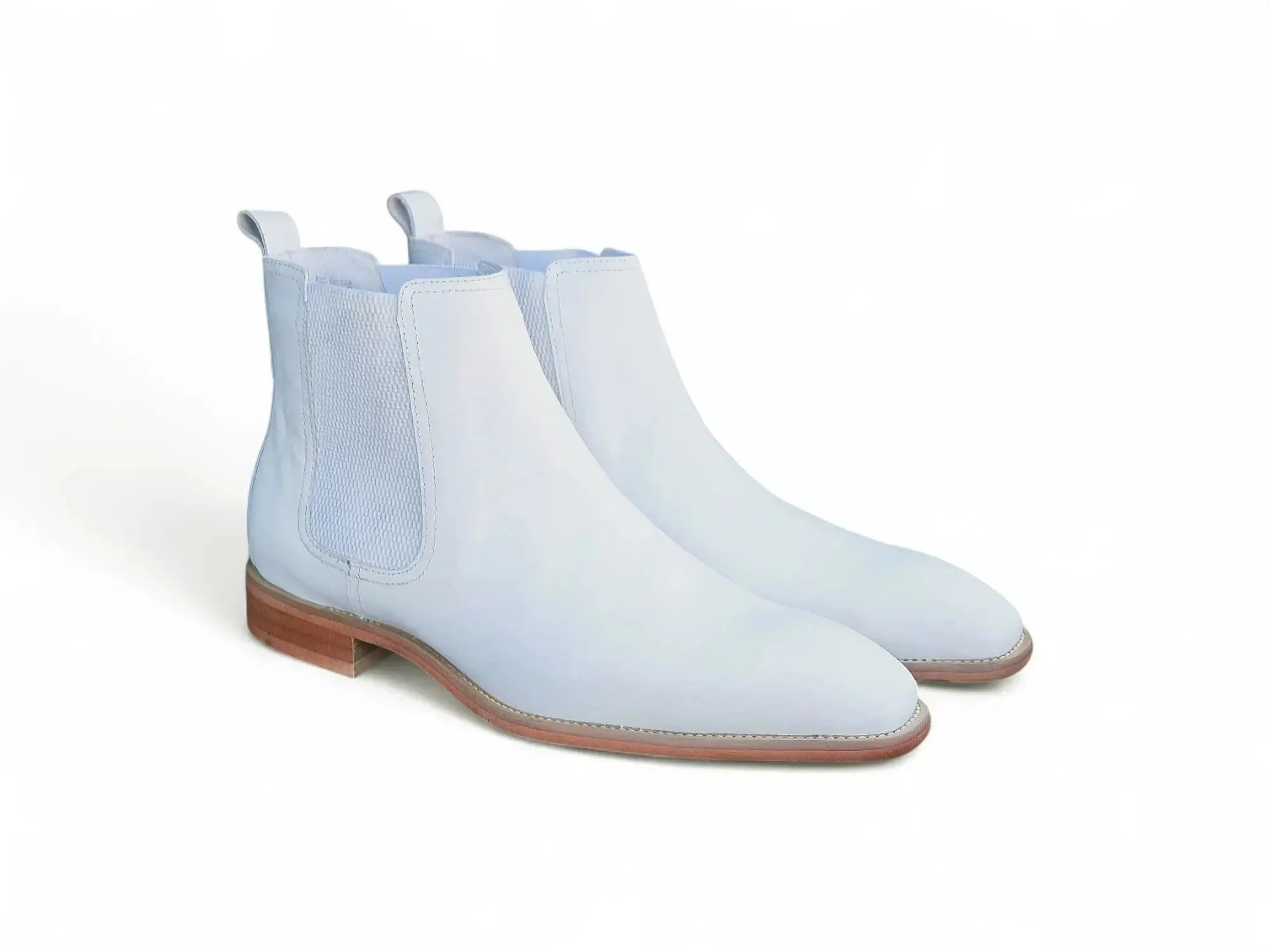 Carrucci Shoes Chelsea Boot Cushioned Footbed Calfskin Leather KB509-30 - Image 2