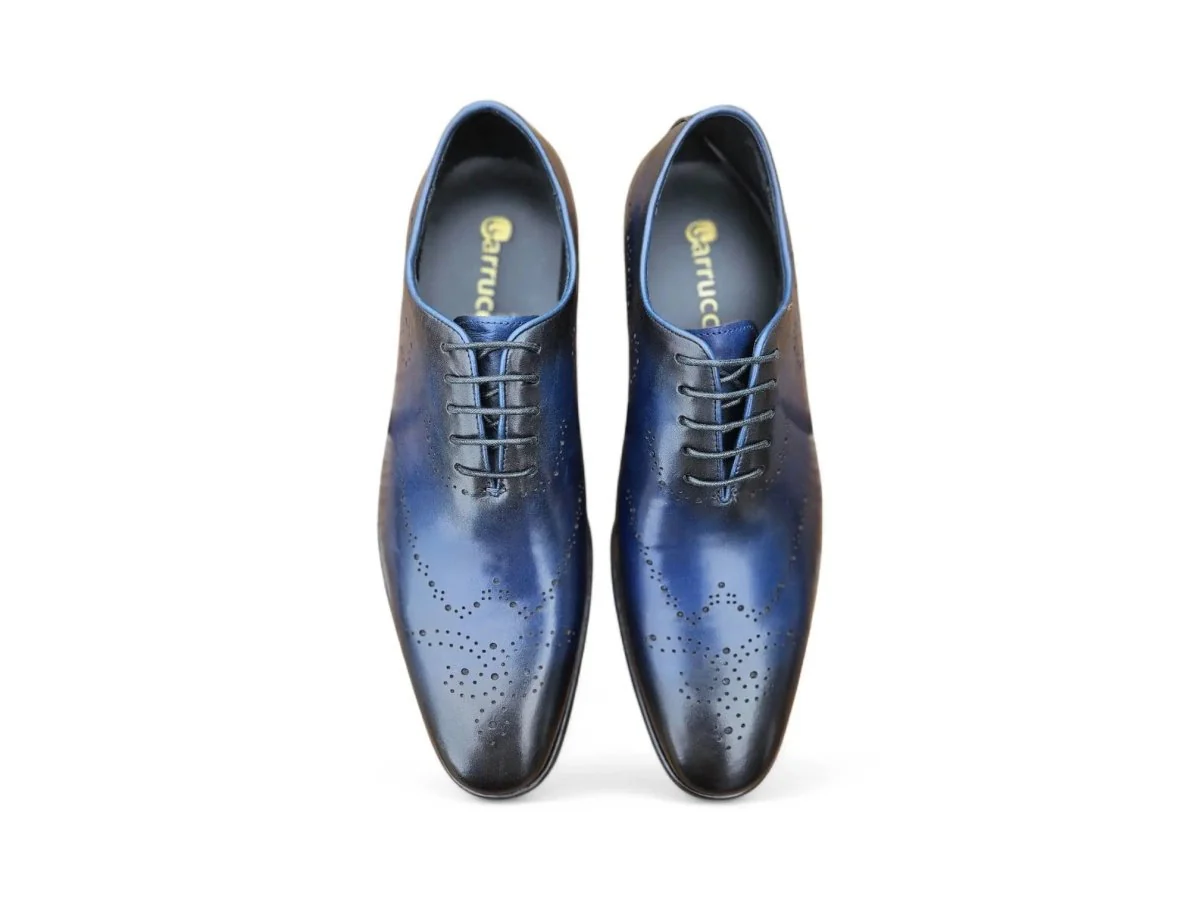 Carrucci Shoes Elegant Classic Whole Cut Oxford Medallions KS886-731 - Image 2
