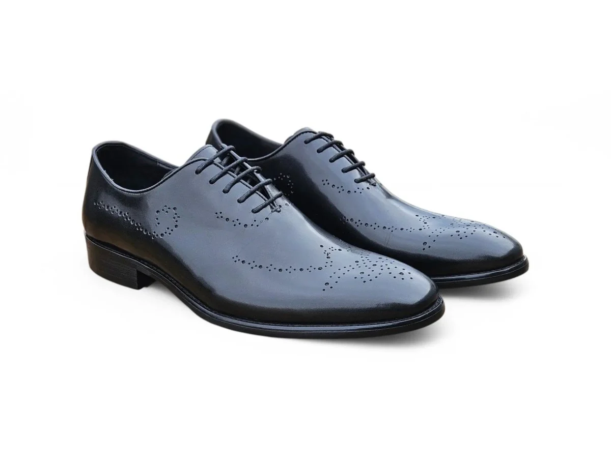 Carrucci Shoes Elegant Classic Whole Cut Oxford Medallions KS886-731 - Image 6