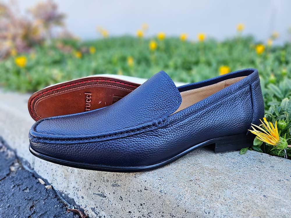 Carrucci Shoes Francis Timeless Slip On Loafer Luxury Leather KL201-02 - Image 13