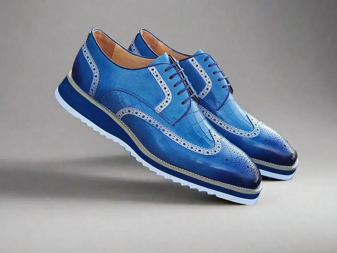 Carrucci Shoes Gorgeous Lace Up Oxford Men’s Leather KS515-35 - Image 17