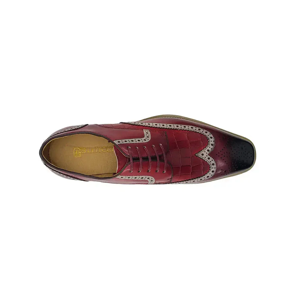 Carrucci Shoes Gorgeous Lace Up Oxford Men’s Leather KS515-35 - Image 23