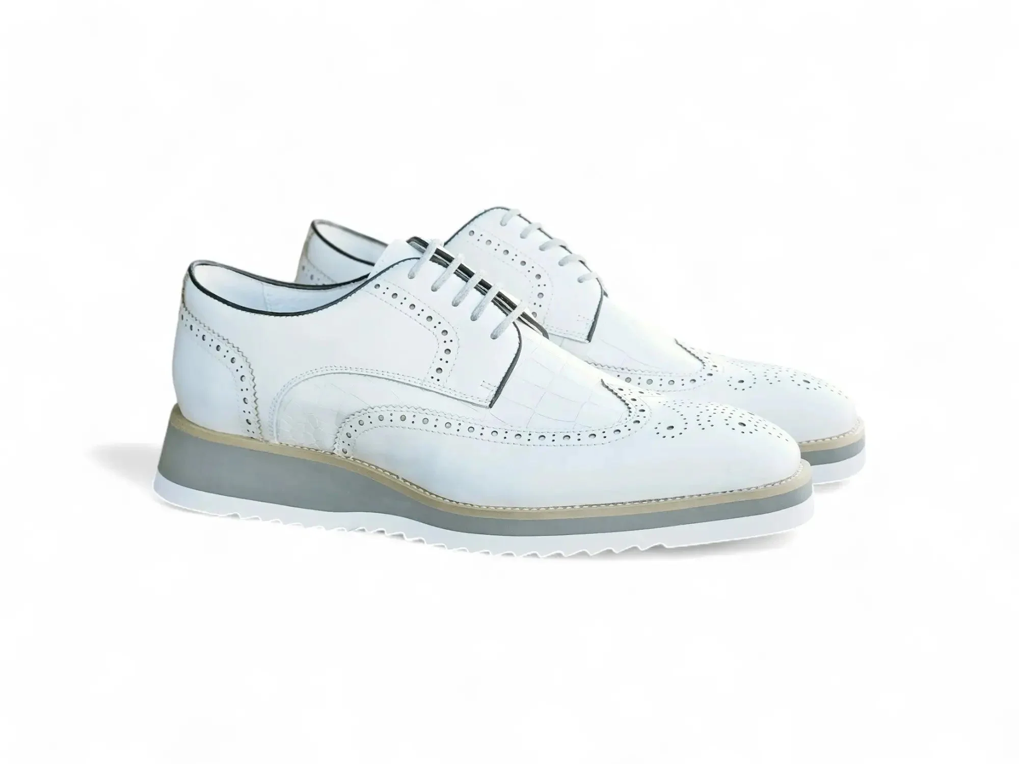 Carrucci Shoes Gorgeous Lace Up Oxford Men’s Leather KS515-35 - Image 24