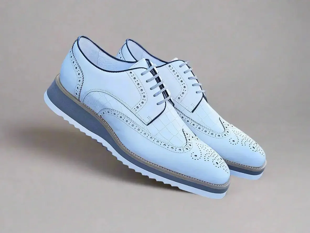 Carrucci Shoes Gorgeous Lace Up Oxford Men’s Leather KS515-35 - Image 25