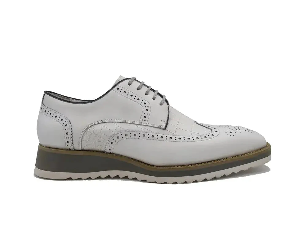 Carrucci Shoes Gorgeous Lace Up Oxford Men’s Leather KS515-35 - Image 27