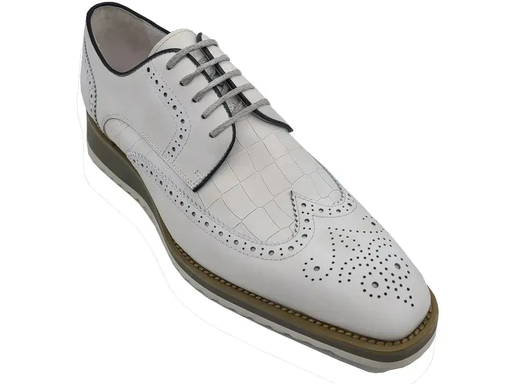 Carrucci Shoes Gorgeous Lace Up Oxford Men’s Leather KS515-35 - Image 28