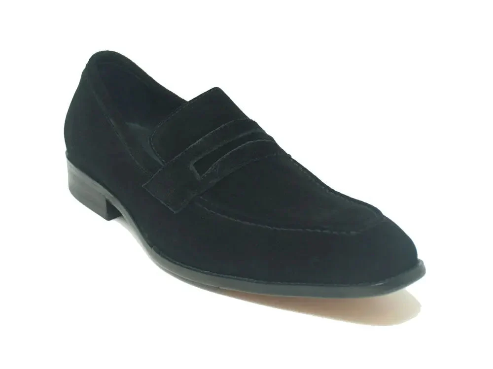 Carrucci Shoes Hand Burnished Suede Penny Loafer Men’s Suede - Image 3