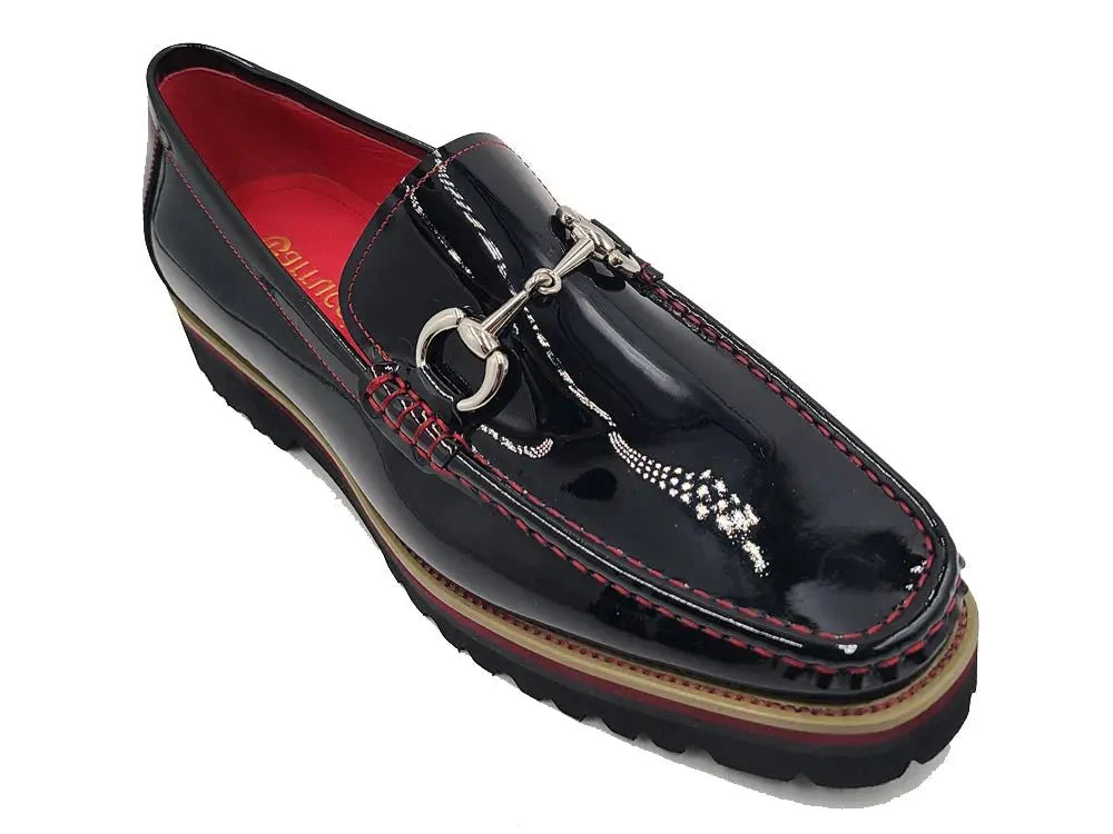 Carrucci Shoes Horse Bit Lug Sole Loafer Leather Full Leather Lining - Image 10