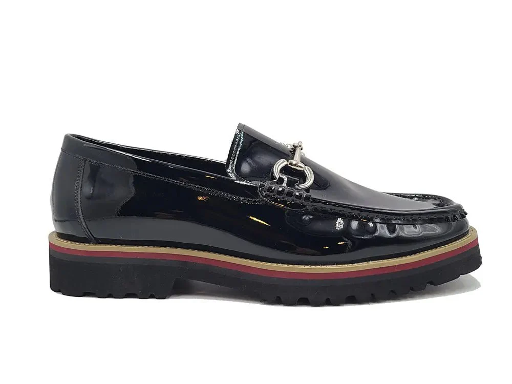 Carrucci Shoes Horse Bit Lug Sole Loafer Leather Full Leather Lining - Image 11